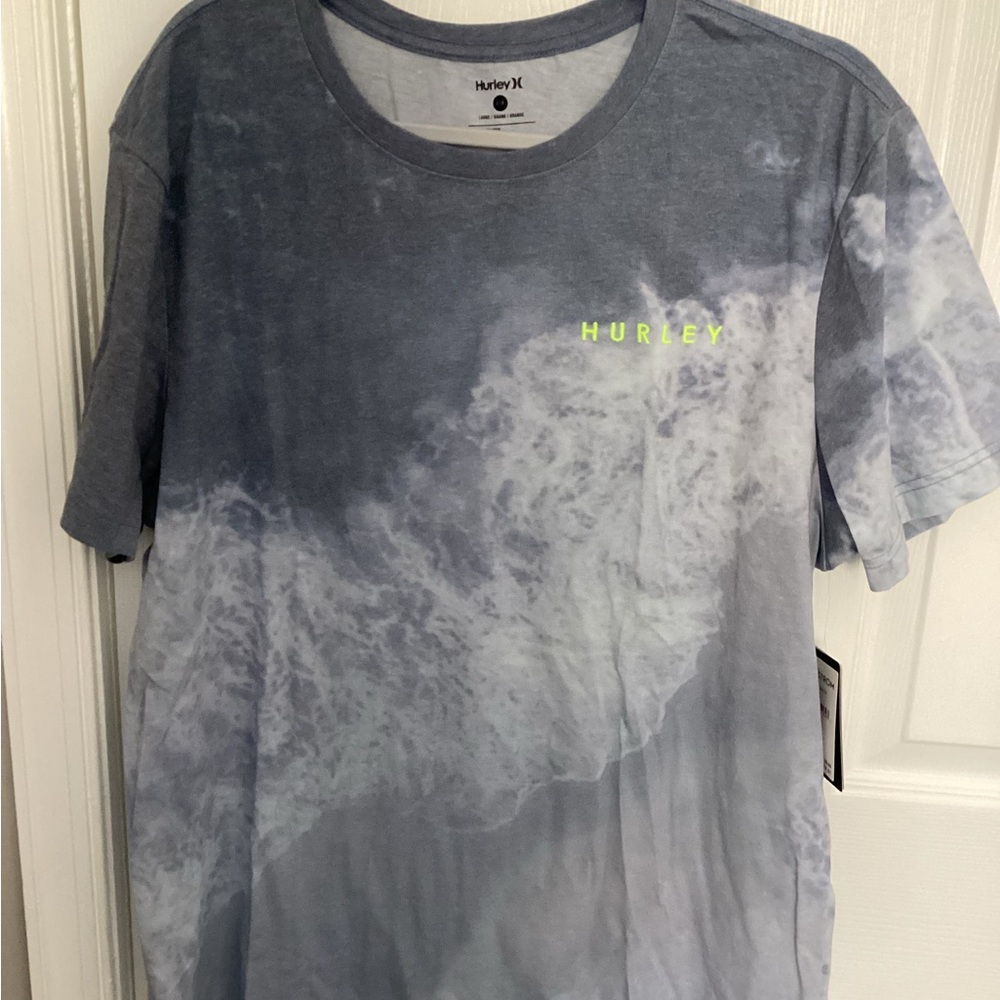 Hurley Men's Blue Graphic T-Shirt
